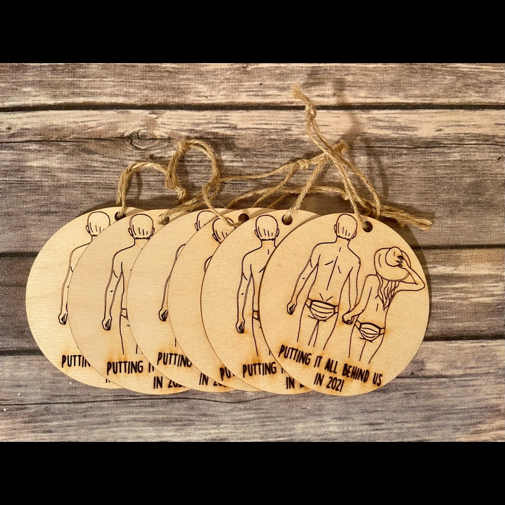 Putting it all Behind Us in 2021 Christmas Ornament